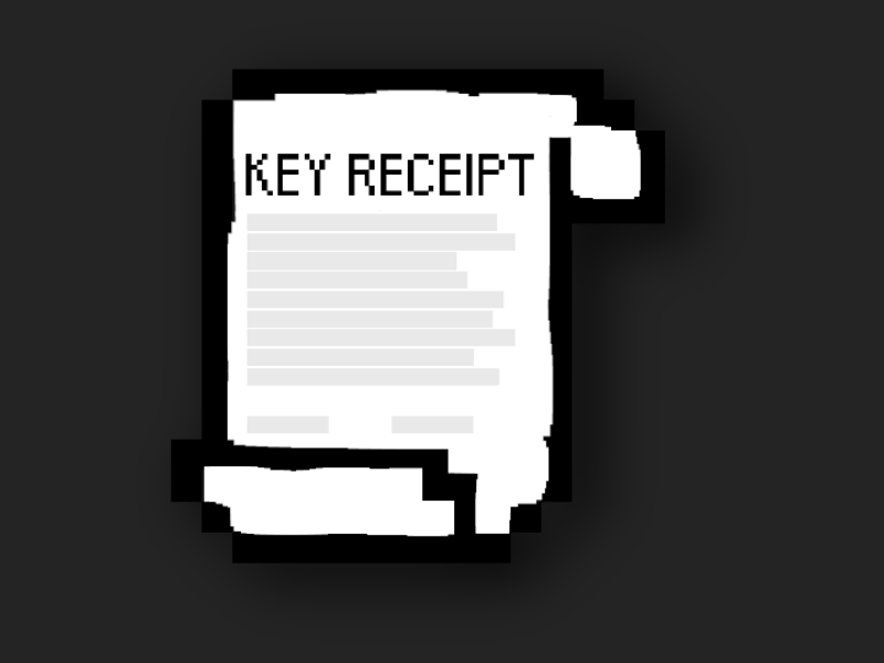 Key Receipt Logo